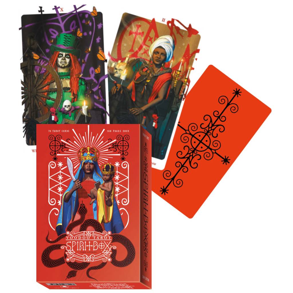 Voodoo Tarot Spirit Box kortų rinkinys Lo Scarabeo