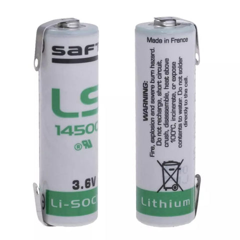 Saft LS14500 AA 3,6V 2600mAh +U ličio baterija 1 vnt.