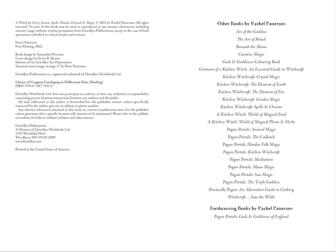 A Witch For Every Season knyga Llewellyn