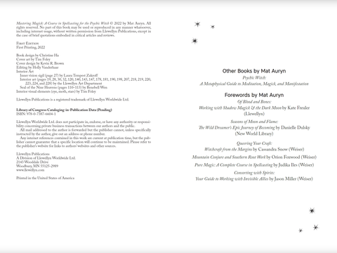 Mastering Magick knyga Llewellyn