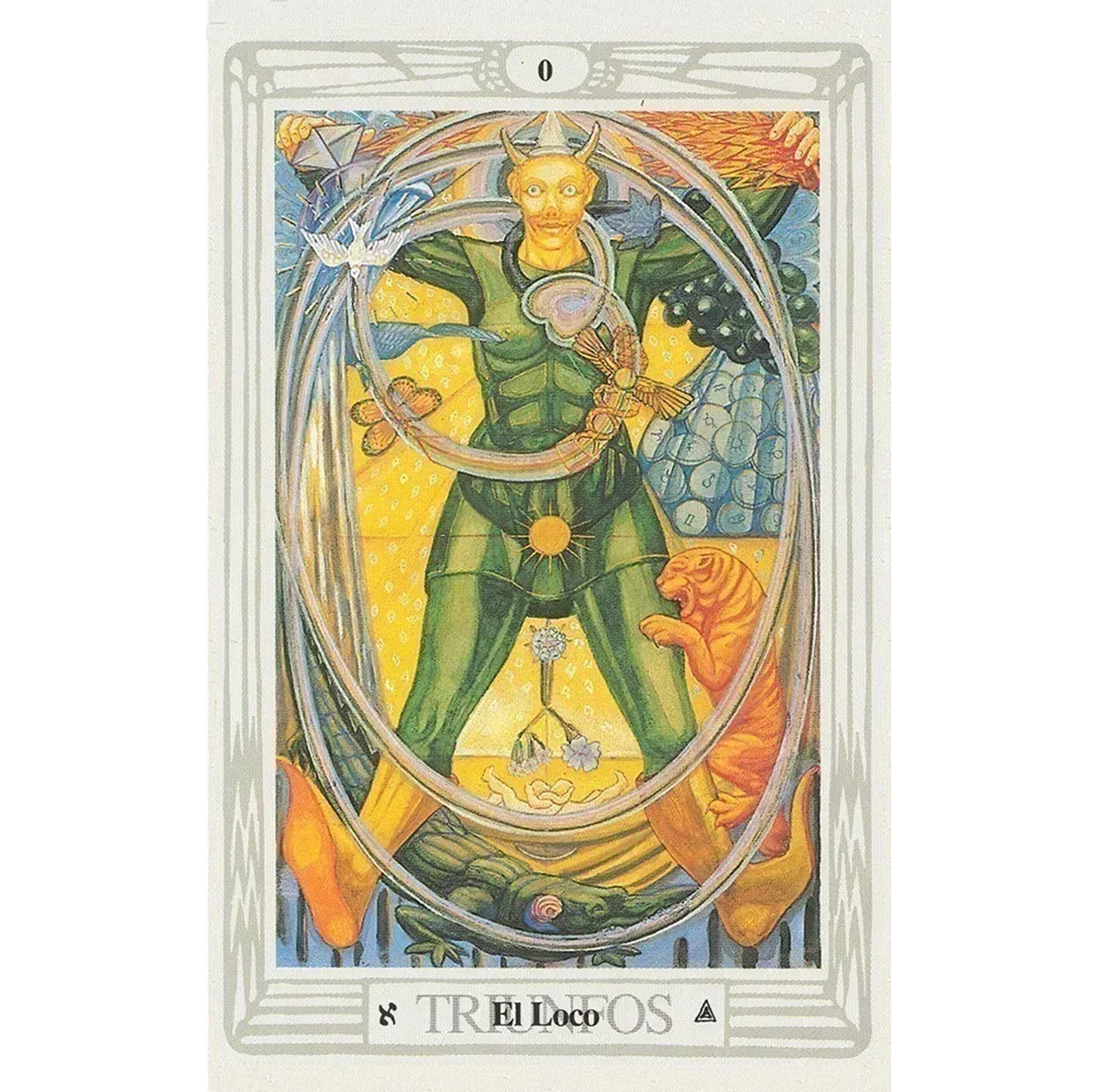 Spanish Crowley Thoth ispanų kalba Taro kortos AGM