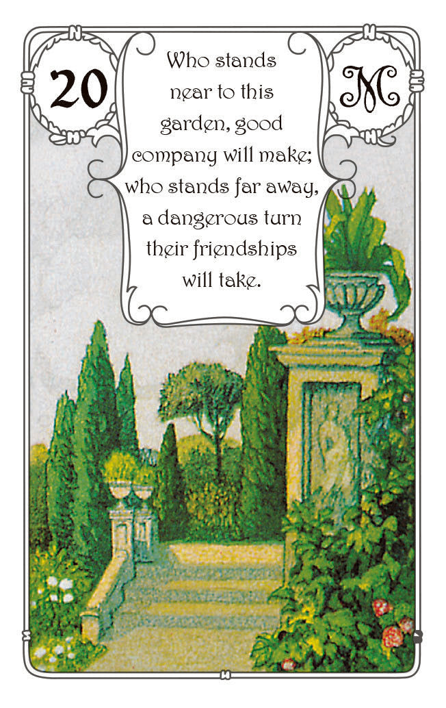 Red Owl Lenormand Kortos agm