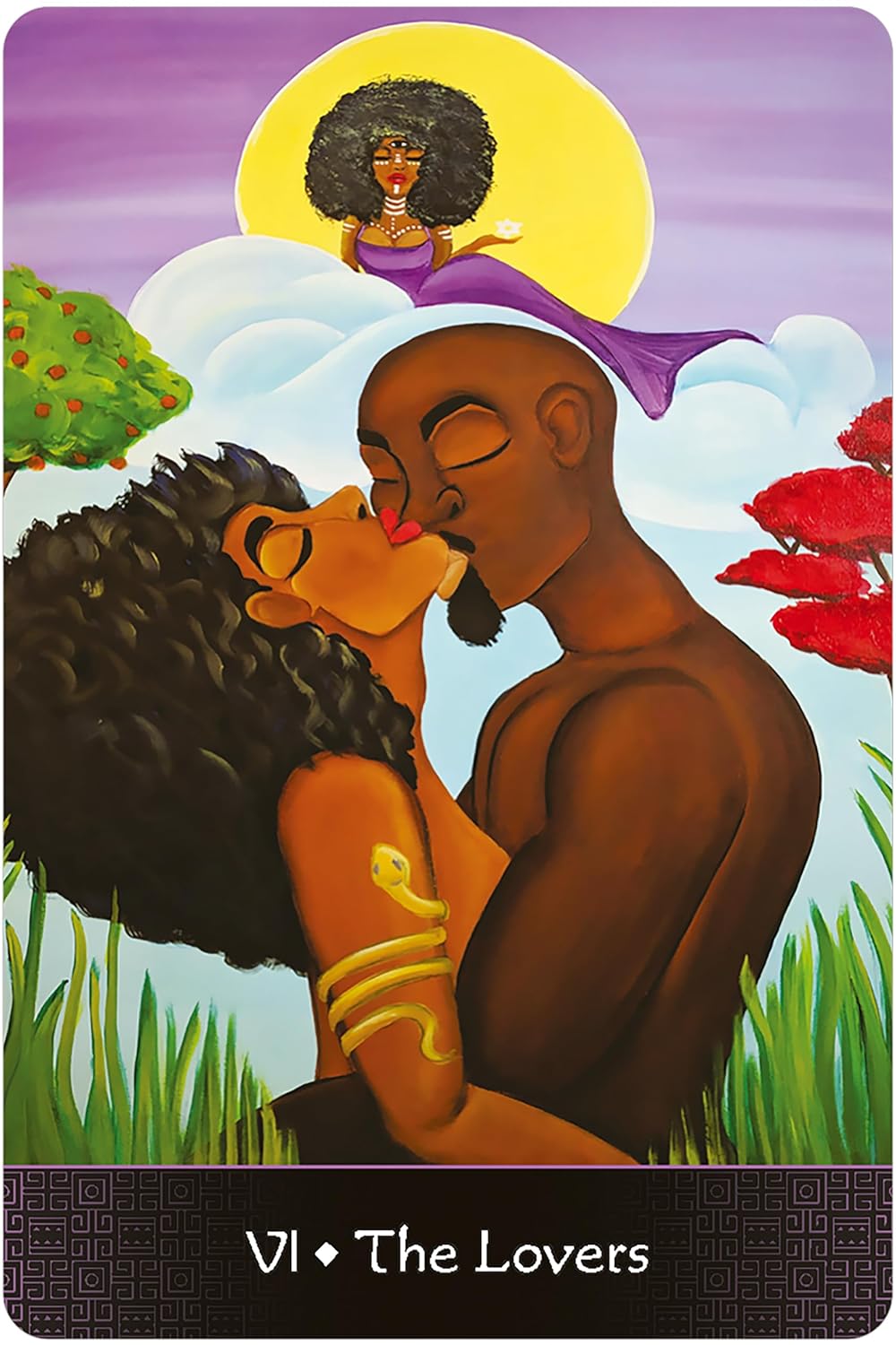 Afro Goddess Tarot Arcanas kortos US Games Systems