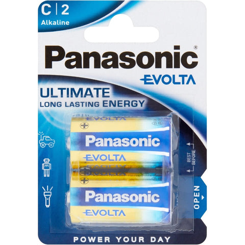 Panasonic LR14 C Evolta Ultimate Long lasting šarminės baterijos 2 vnt.