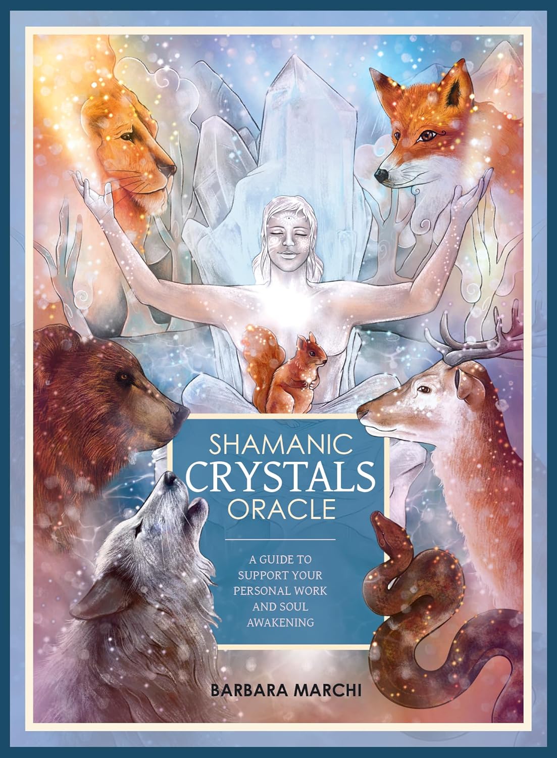Shamanic Crystals Oracle kortos Blue Angel