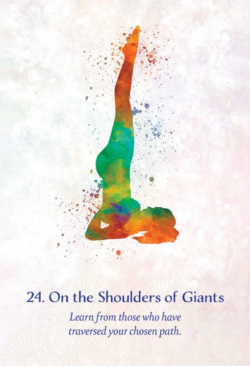 YOGA WISDOM ORACLE KORTOS BLUE ANGEL: kūno ir sielos harmonijai