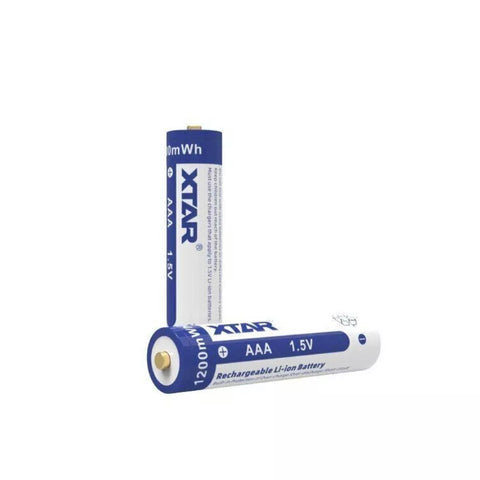 Xtar AAA įkraunamos Li-ion baterijos 1200mWh 4 vnt.