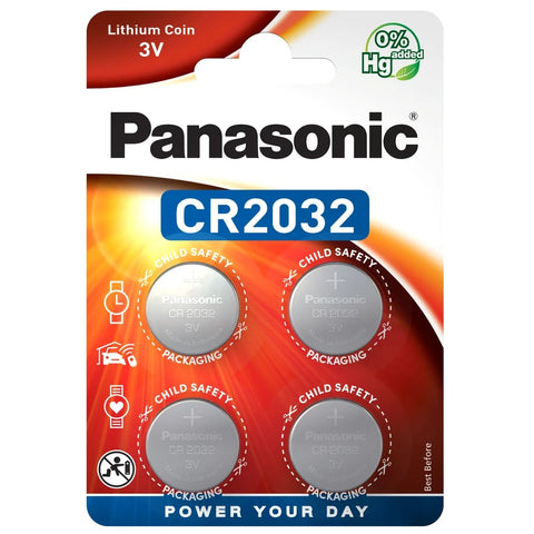 Panasonic CR2032 ličio baterijos 4 vnt.