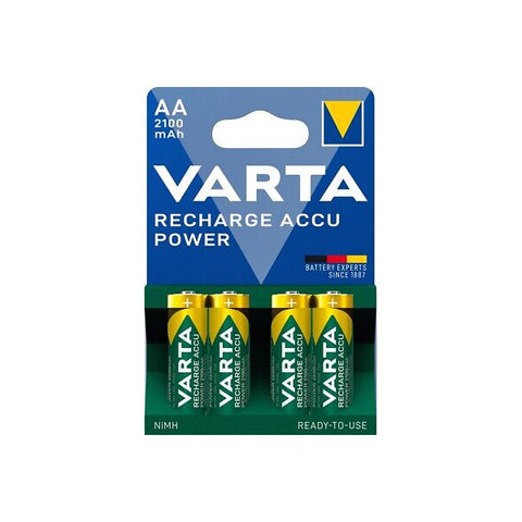 Varta AA R2U 2100mAh (56706) Recharge Accu Power pakraunamos baterijos 4 vnt.
