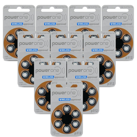 VARTA Power One 312 baterijos klausos aparatams 60 vnt.