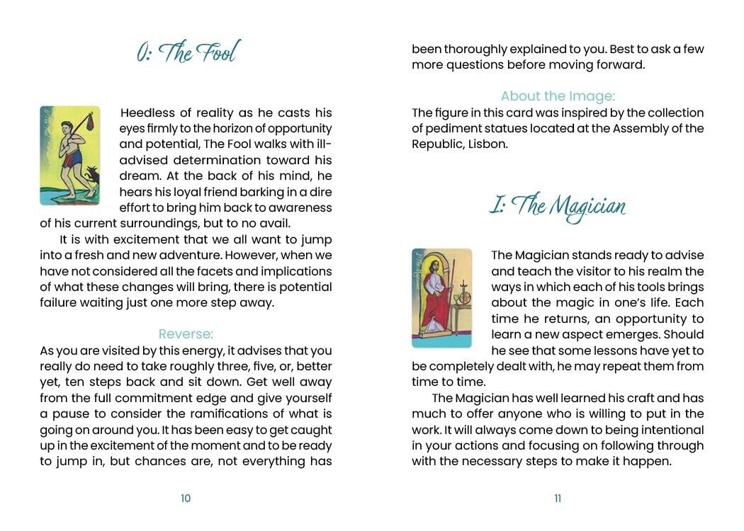 Lisboa Tarot Kortos Schiffer Publishing