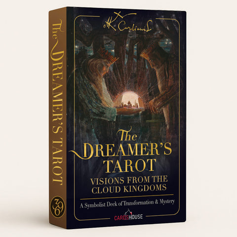 M.K.ČIURLIONIS: taro kortos „Vizijos iš debesų karalysčių“ + knygelė 7 kalbomis!