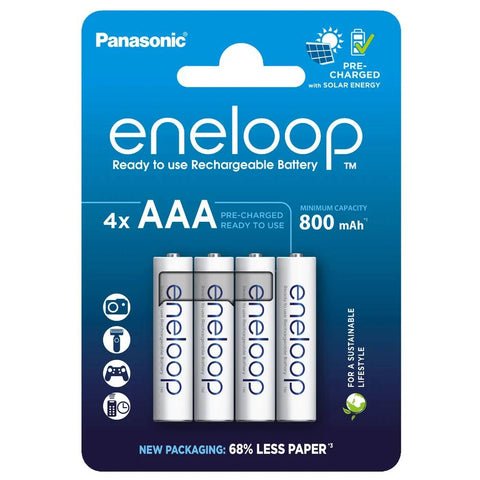 Eneloop AAA 800mAh (BK-4MCDE/4CP) įkraunamos baterijos 4 vnt.