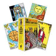 THE 100% PLASTIC RIDER TAROT: klasikinė Rider–Waite–Smith kaladė – ilgaamžė plastikinė versija
