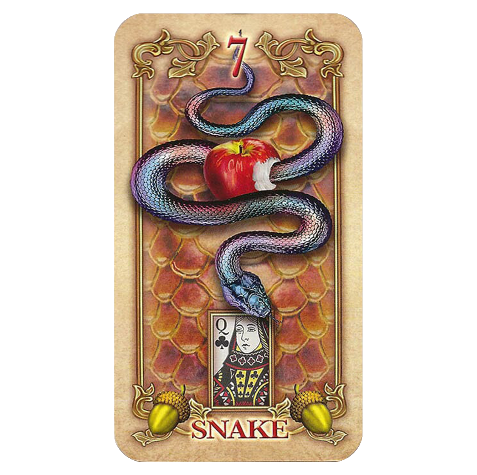 Lustrous Lenormand Oracle kortos Llewellyn