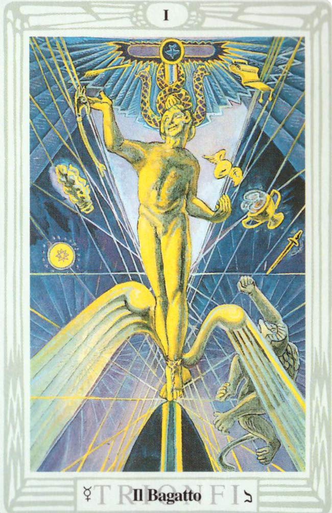 Aleister Crowley Thoth Tarot Pocket Version Italian Edition kortos AGM