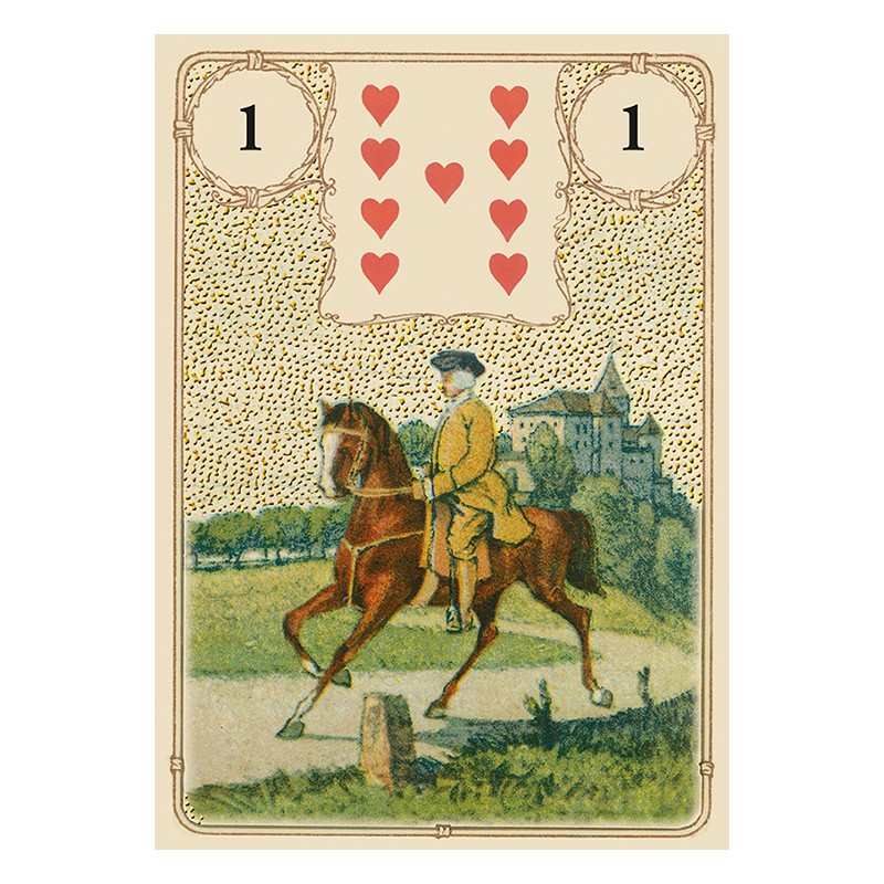 Golden Lenormand oracle kortos Lo Scarabeo