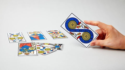 Tarot de Marseille Version Française Kortos Prancūzų Kalba Grimaud Cartomancie