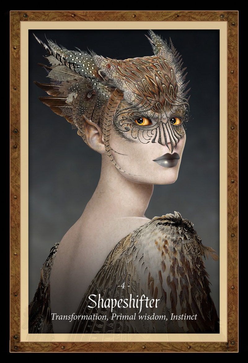 The Faery Forest Oracle Kortos Blue Angel