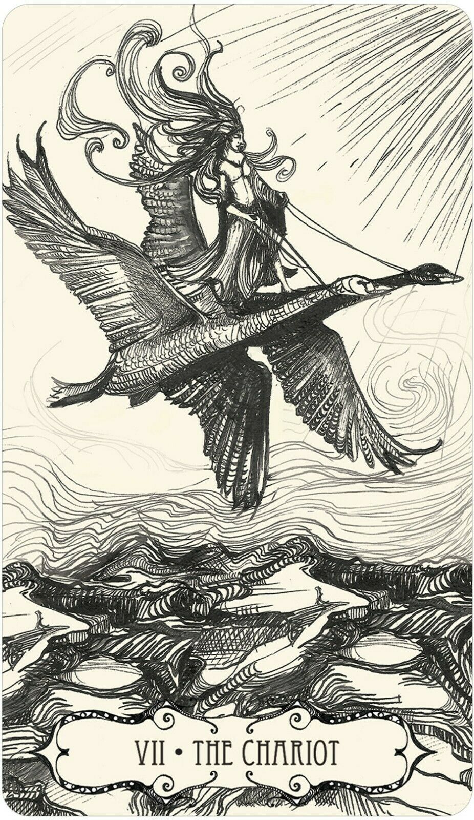 TAROT OF THE ABYSS: gili, simboliška taro kaladė sielos kelionei