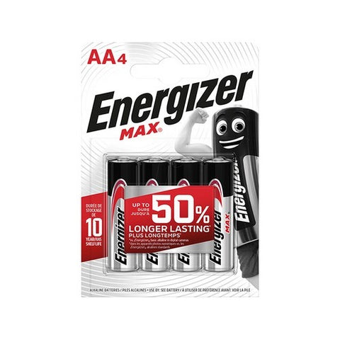 Energizer LR6 AA Max šarminės baterijos 4 vnt.