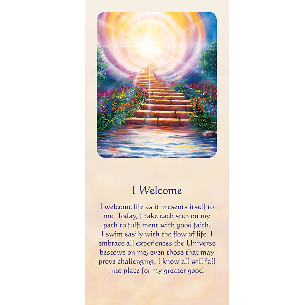 Inspirational kortos Messages of Life Blue Angel