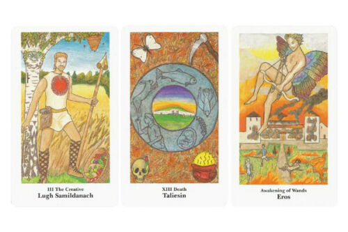 Sol Invictus: The God Tarot kortos Schiffer Publishing