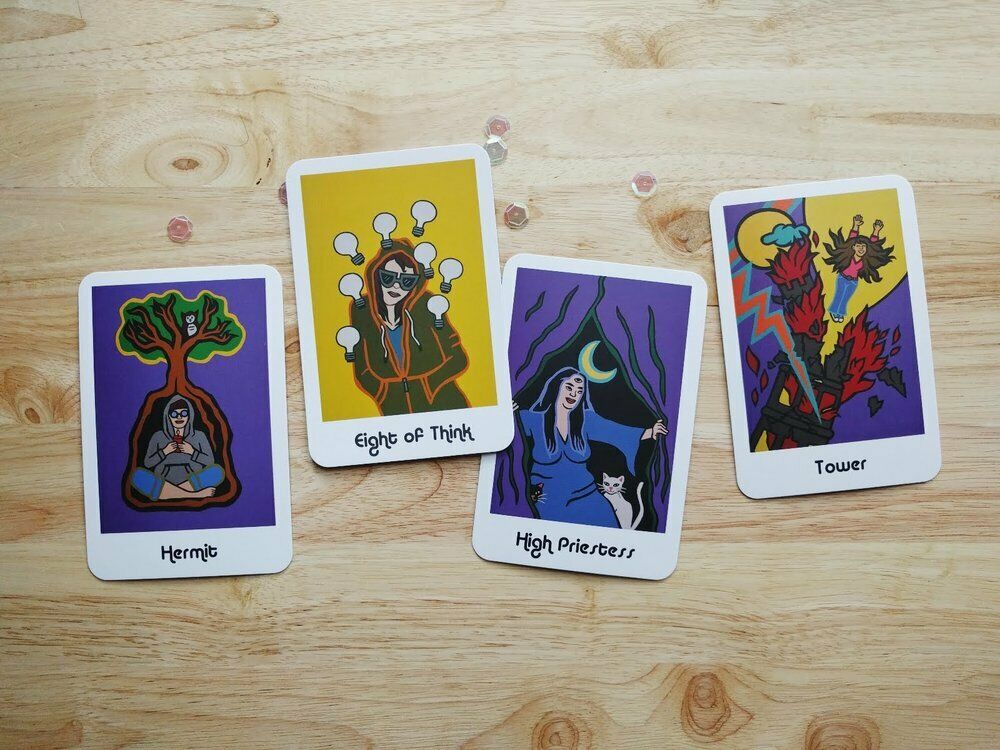 Hip Chick Tarot Kortos Schiffer Publishing