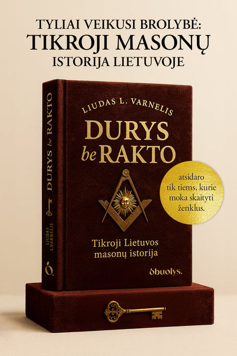 DURYS BE RAKTO: tikroji masonų istorija Lietuvoje