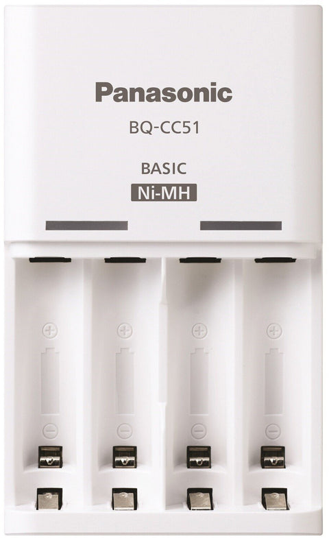 Panasonic Eneloop BQ-CC51 (su 4xAAA baterijom) Baterijų įkroviklis