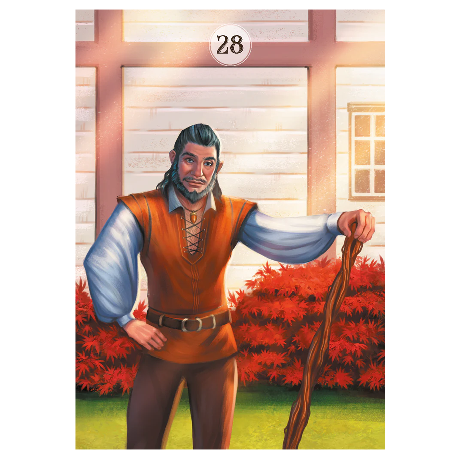 Herbs & Plants Lenormand oracle kortos Lo Scarabeo