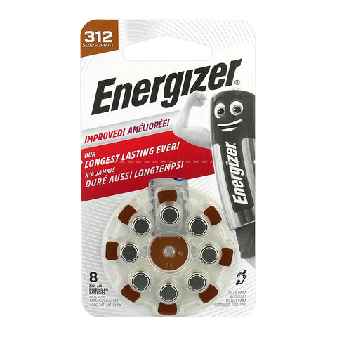 Energizer 312 PR 8BL klausos aparatų baterijos 8 vnt.