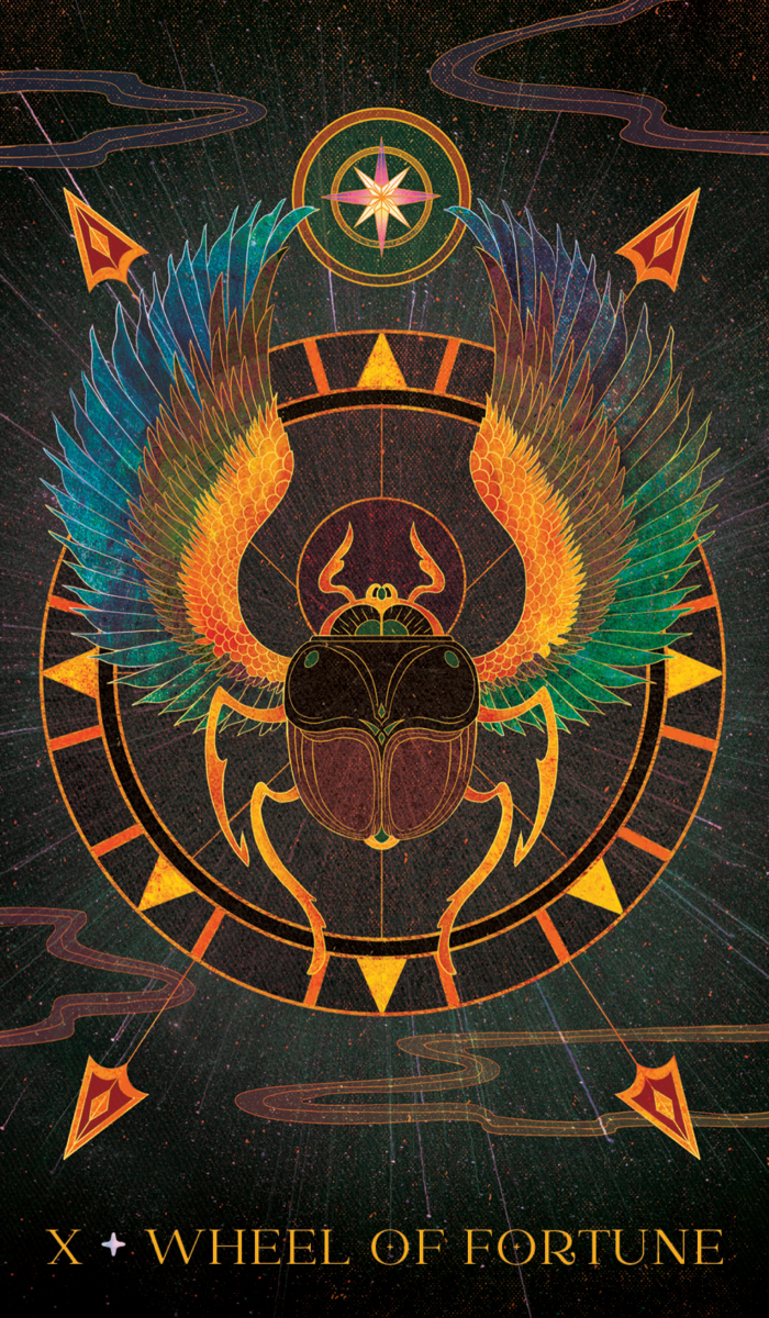 Oriens Animal Tarot kišeninės kortos Rockpool