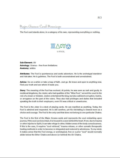 Tarot and the Chakras knyga Schiffer Publishing