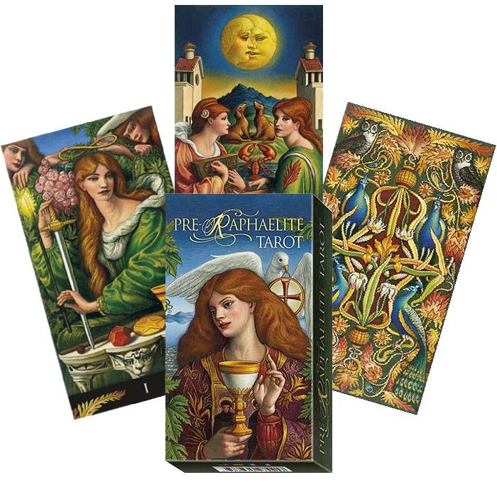 Pre-Raphaelite Taro kortos Lo Scarabeo