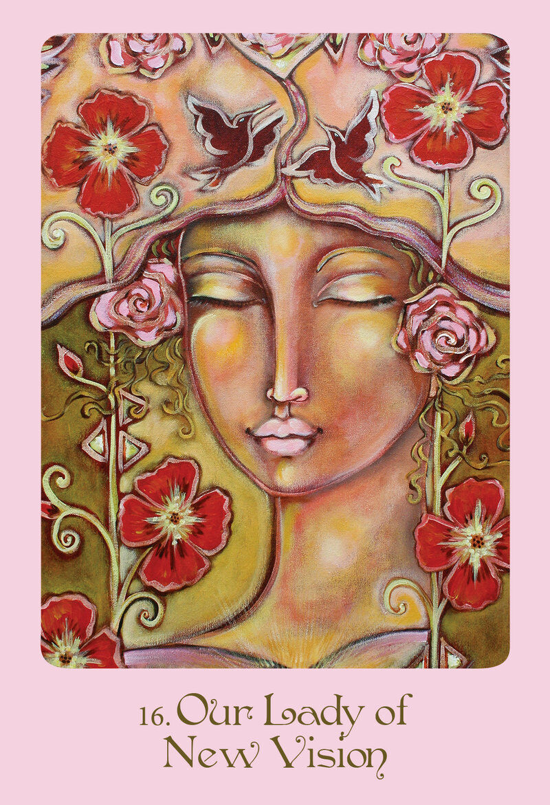 Mother Mary Oracle kortos Blue Angel