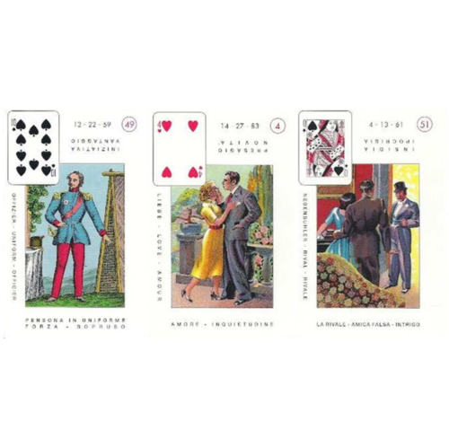 Modiano Le carte della fortuna Taro kortos