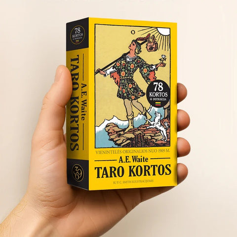 A.E. Waite Taro kortos lietuvių kalba 369 Cards