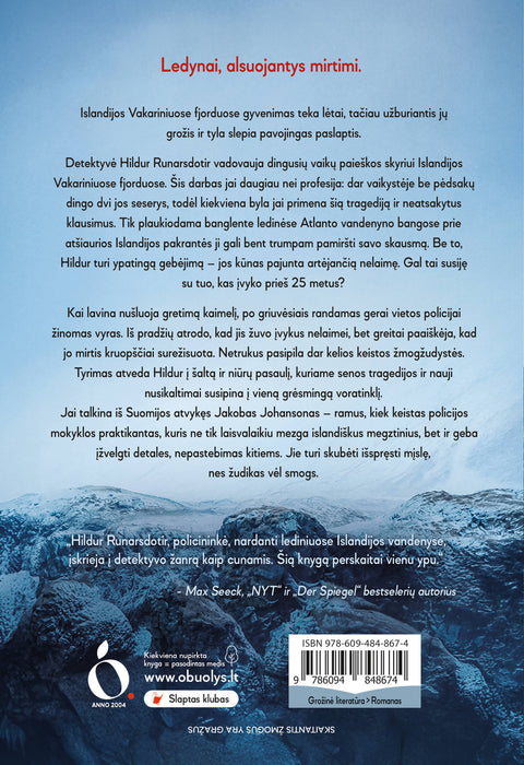 FJORDO PASLAPTIS: ledynai, alsuojantys mirtimi – naujas skandinaviškas detektyvas