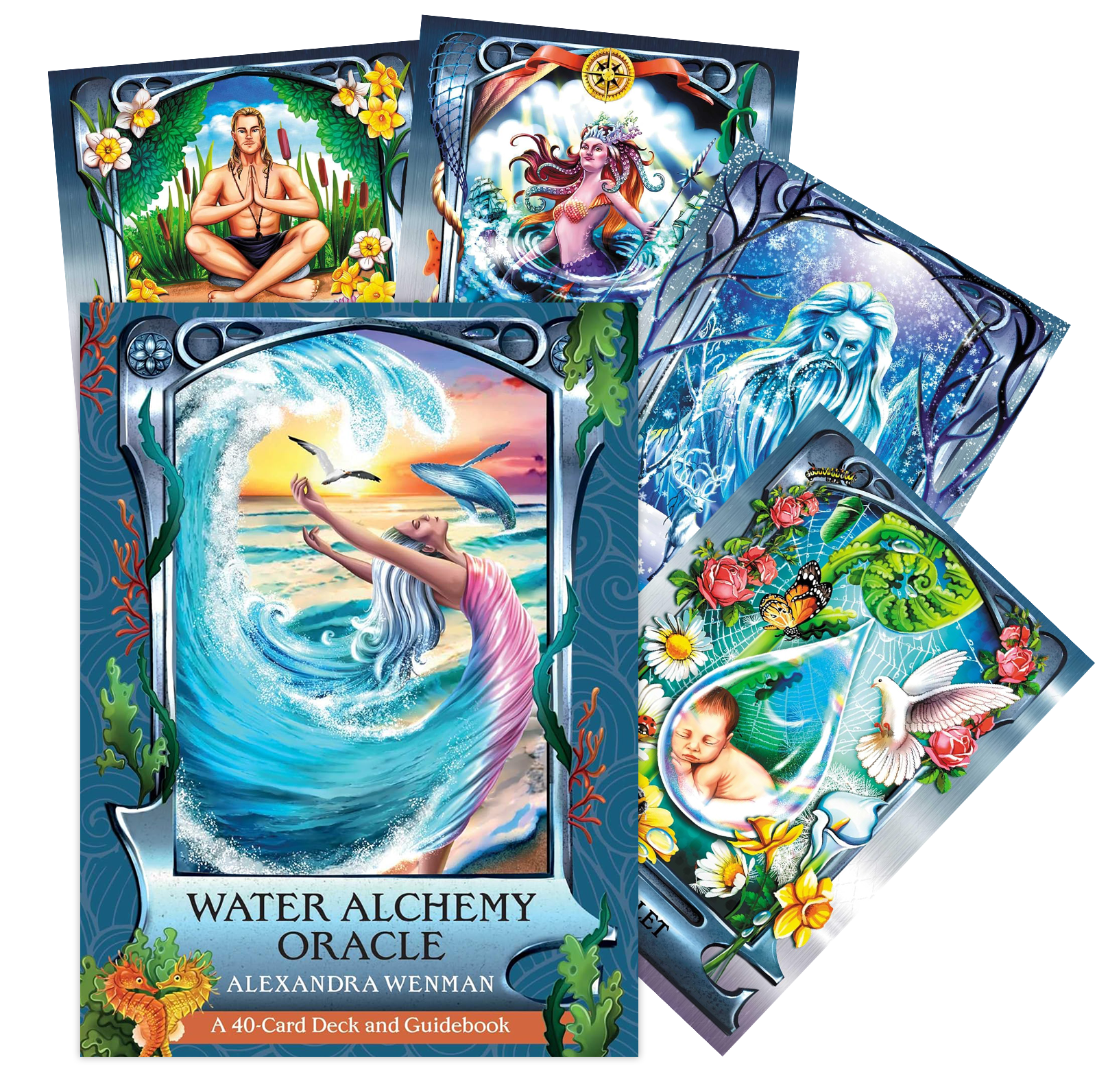 Water Alchemy Oracle kortos Findhorn Press