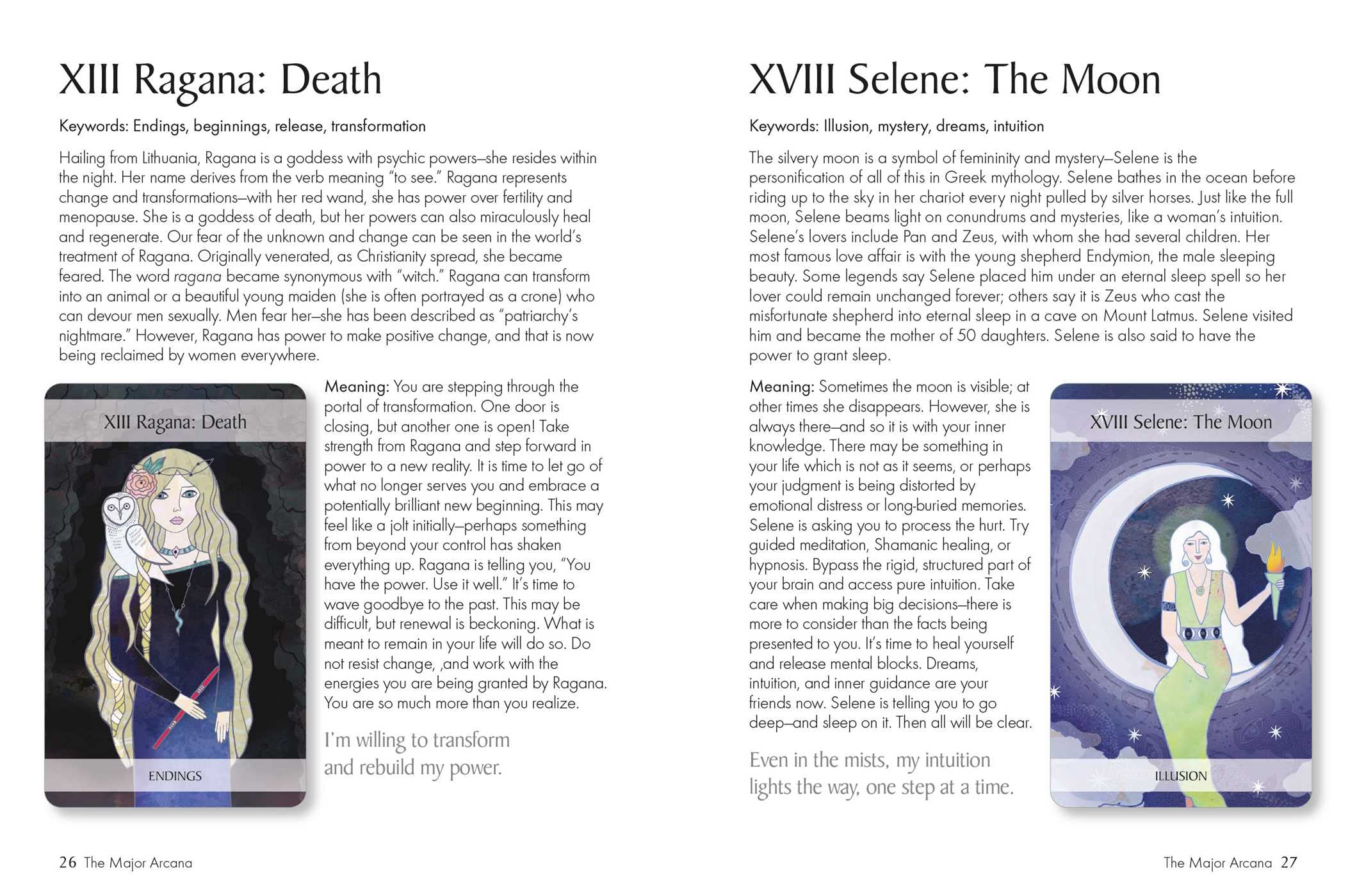 The Mythic Goddess Taro kortos Cico Books