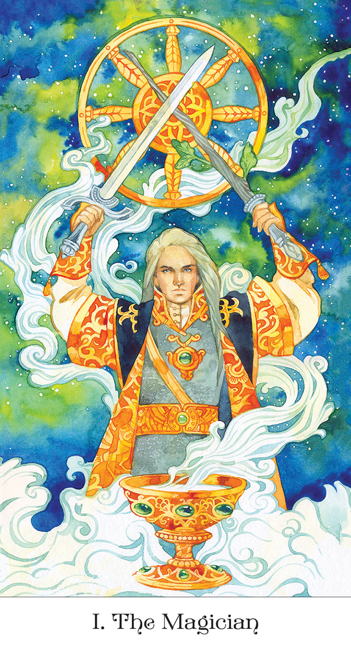 TAROT OF THE GOLDEN WHEEL: slaviškų pasakų įkvėpta taro kaladė