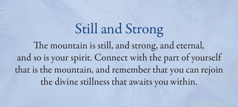 Calming Inspirations Mini Oracle kortos Blue Angel
