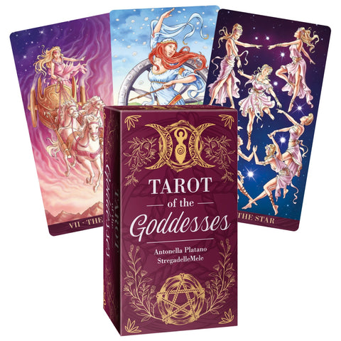 Tarot of the Goddesses kortos (naujas leidimas) Lo Scarabeo