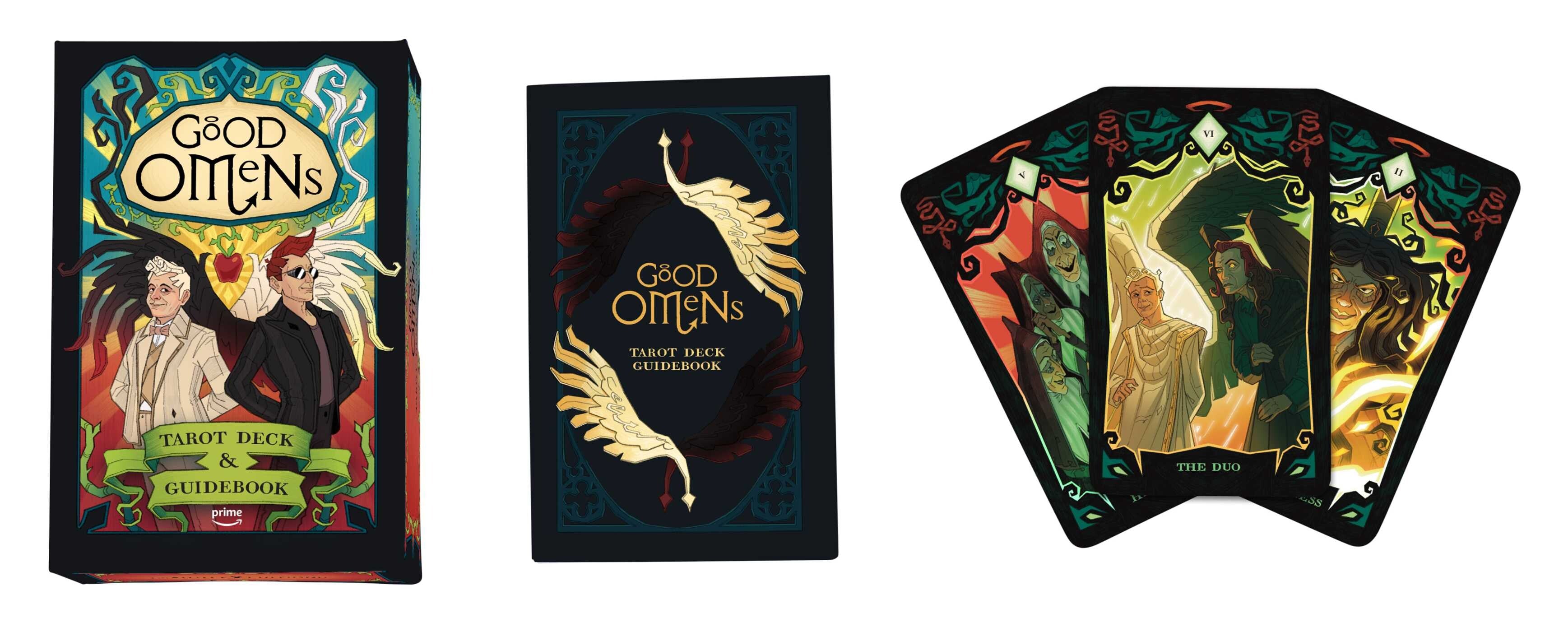 Good Omens Taro kortos ir vadovas Insight Editions