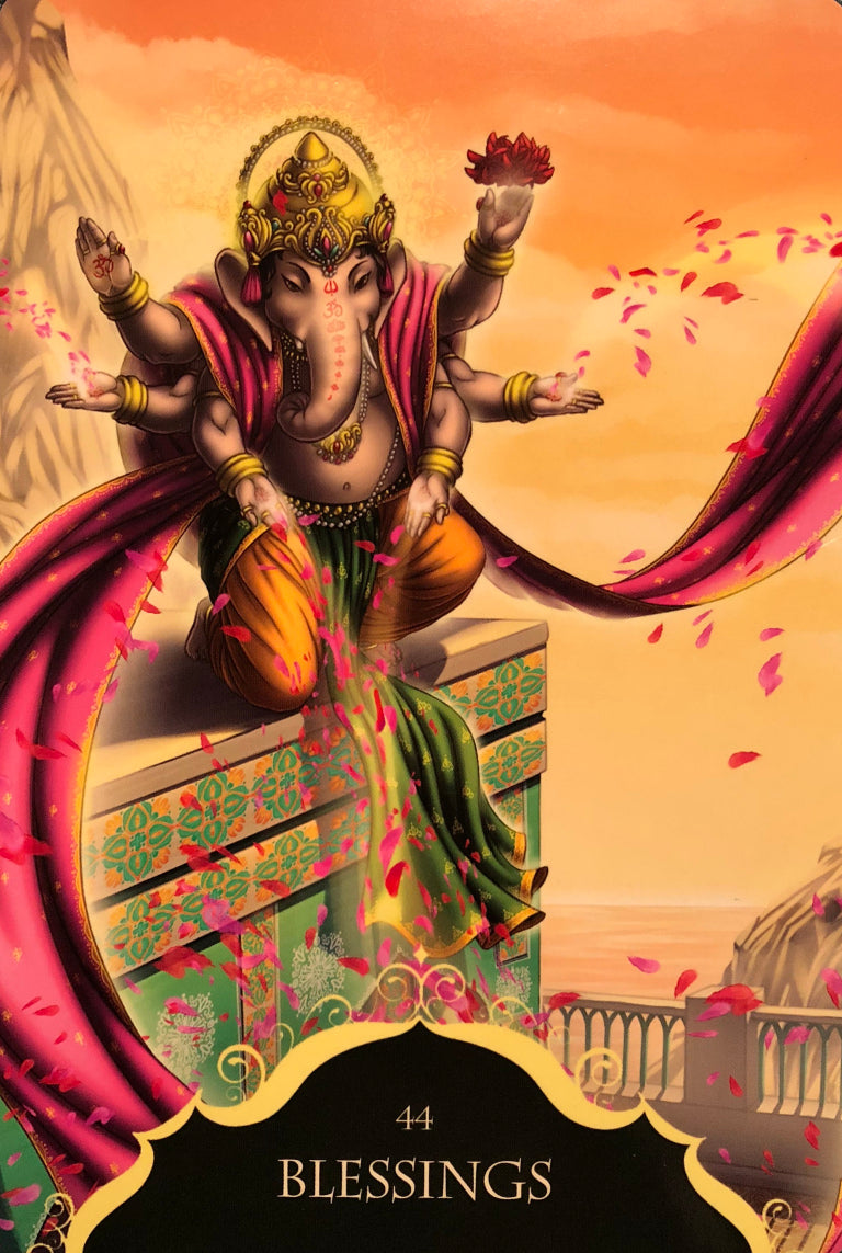 Whispers of Lord Ganesha Oracle Kortos Blue Angel