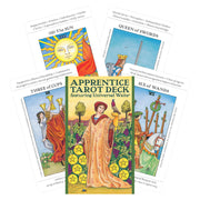 APPRENTICE TAROT: mokomoji taro kaladė pradedantiesiems su vizualiniais raktiniais žodžiais