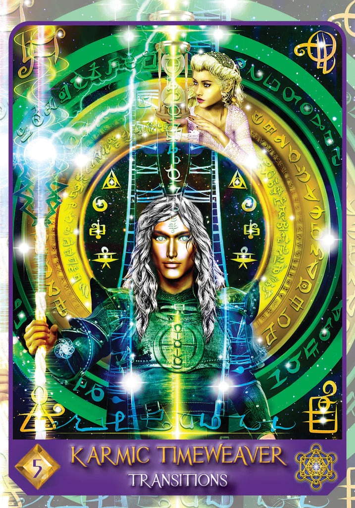 Celestial Frequencies Oracle Cards and Healing Activators Oracle kortos Schiffer Publishing