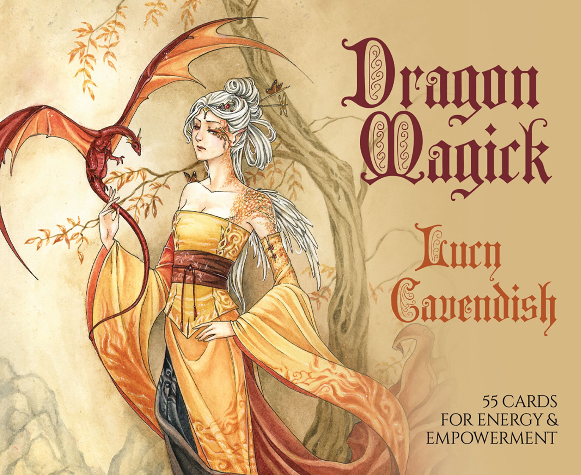 Dragon Magick Oracle kortos Blue Angel