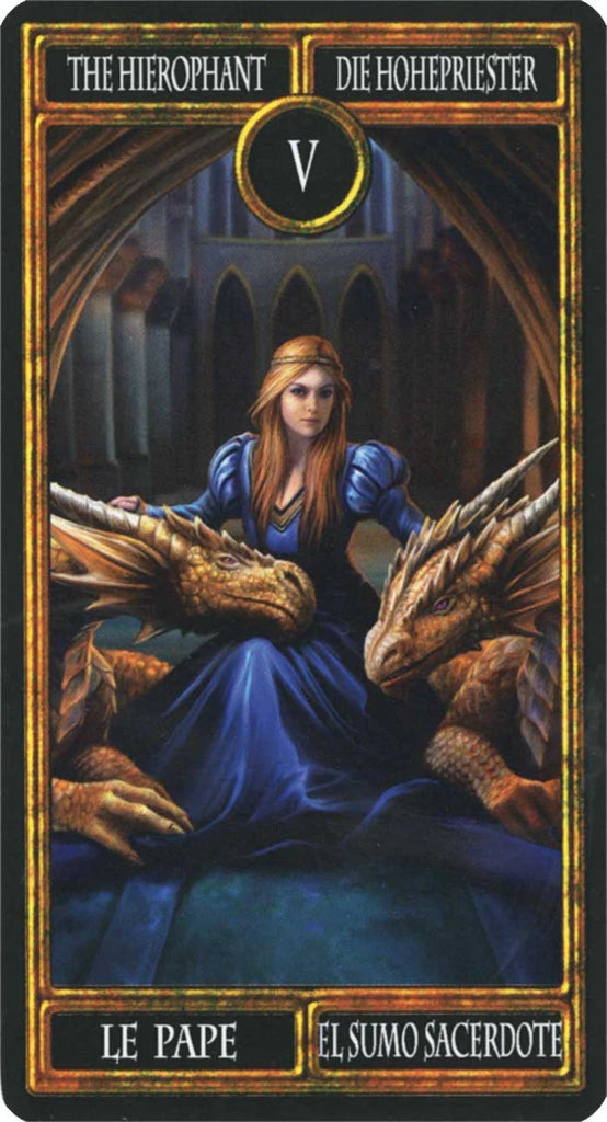 Anne Stokes Dragon Taro kortos Fournier